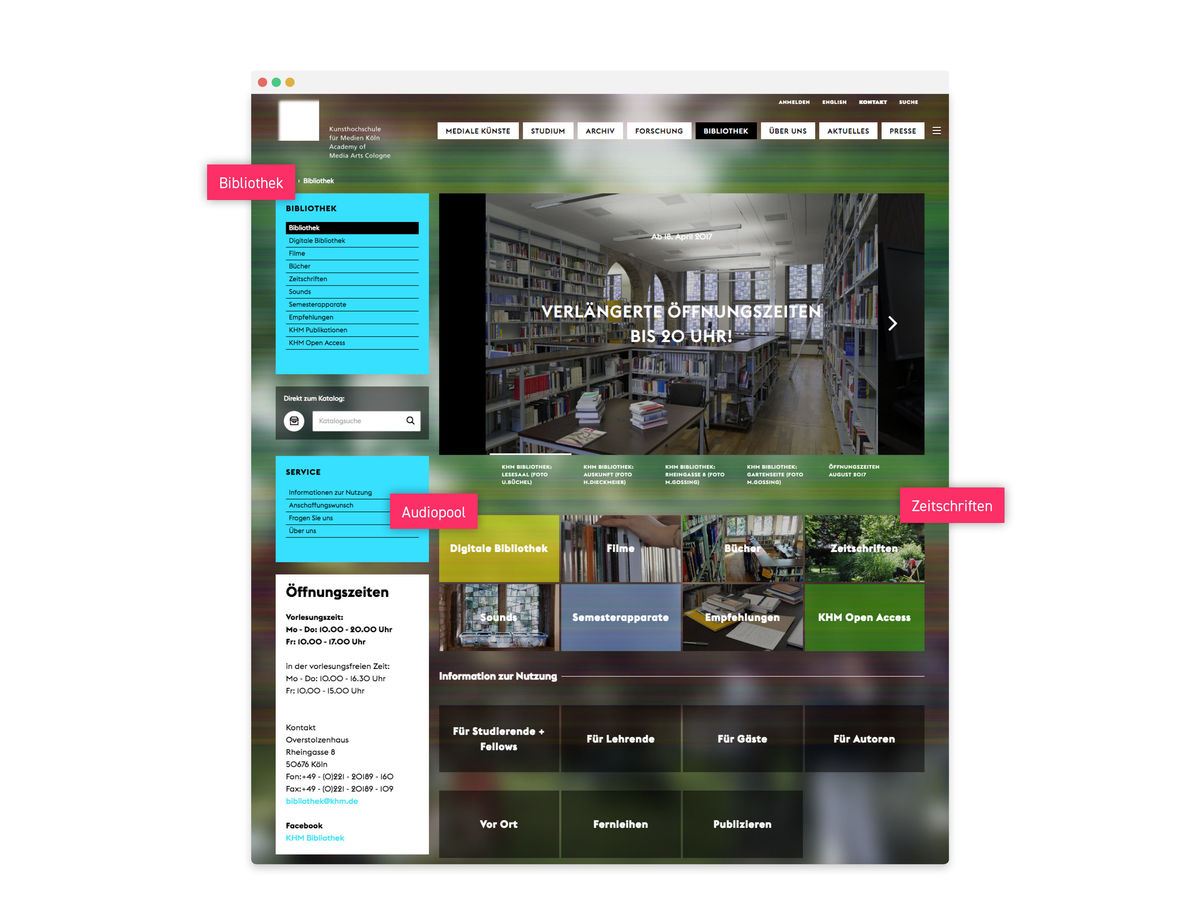 Medienverwaltung bei der KHM escape Gmbh